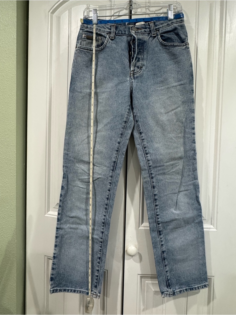 Calvin Klein Jeans light blue straight-leg denim